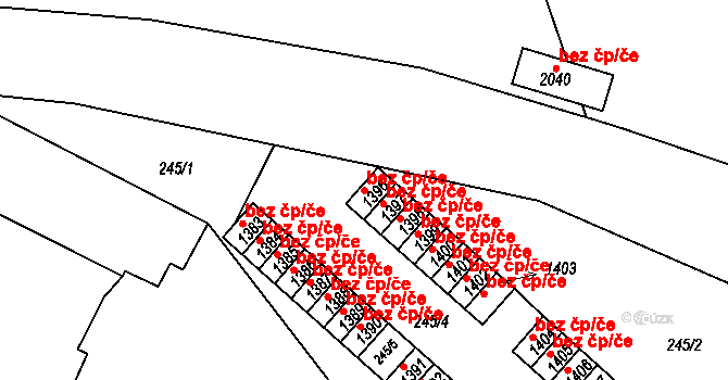 Hostinné 44920725 na parcele st. 1396 v KÚ Hostinné, Katastrální mapa