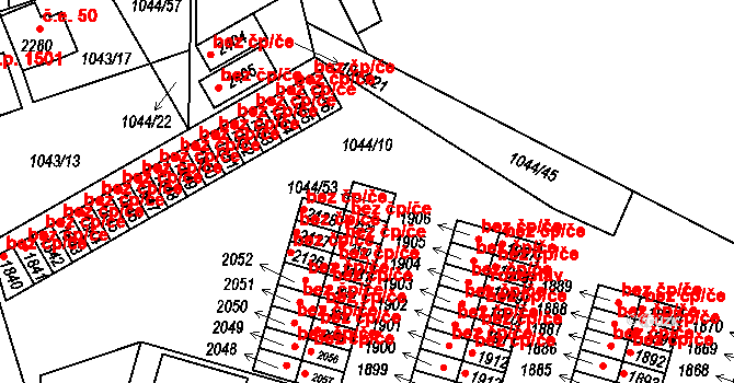 Objekt 79473725, Katastrální mapa