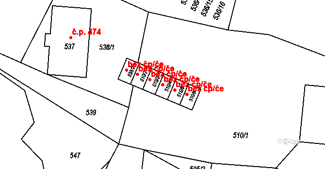 Vrbno pod Pradědem 46340726 na parcele st. 510/4 v KÚ Vrbno pod Pradědem, Katastrální mapa