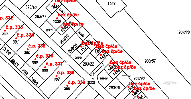 Hostinné 47810726 na parcele st. 1491 v KÚ Hostinné, Katastrální mapa