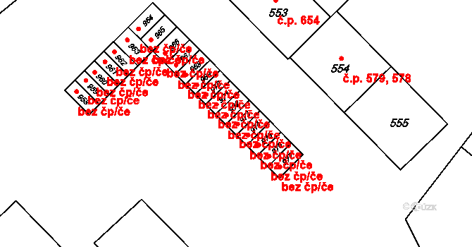 Kdyně 48197726 na parcele st. 973 v KÚ Kdyně, Katastrální mapa