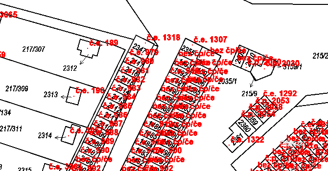 Sezimovo Ústí 907, Katastrální mapa