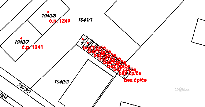 Nová Paka 45984727 na parcele st. 1940/15 v KÚ Nová Paka, Katastrální mapa