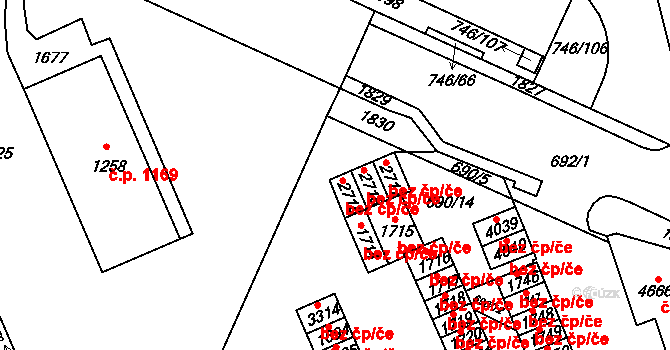 Blansko 932, Katastrální mapa