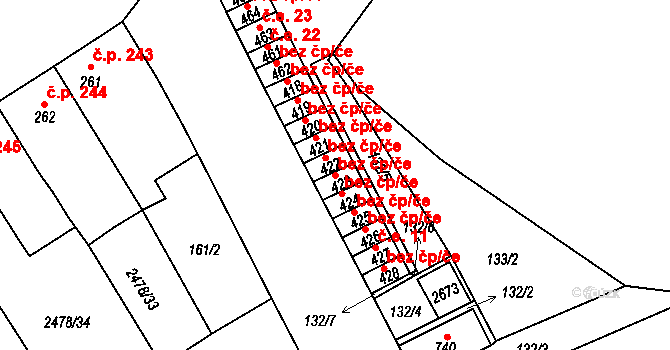 Horní Cerekev 15, Katastrální mapa