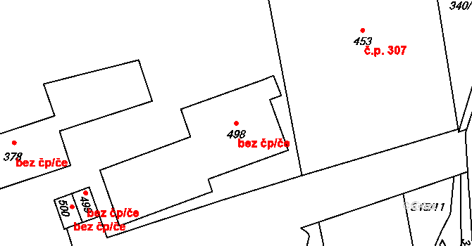 Zlín 47808730 na parcele st. 498 v KÚ Louky nad Dřevnicí, Katastrální mapa
