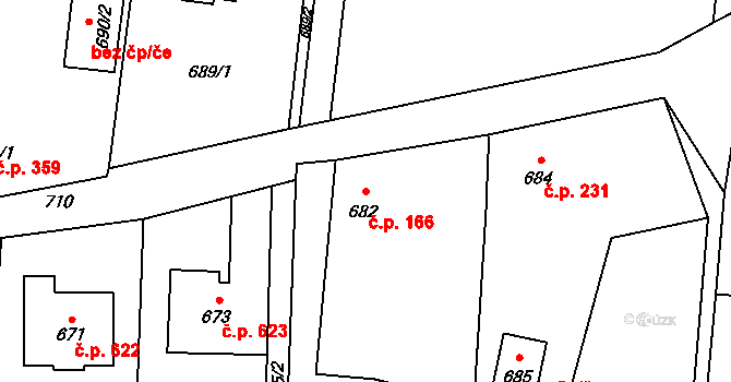 Klimkovice 166, Katastrální mapa
