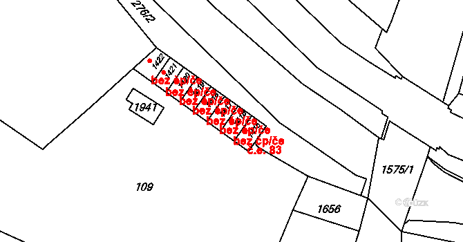 Litovel 84, Katastrální mapa