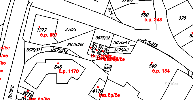 Lanškroun 39410731 na parcele st. 2690 v KÚ Lanškroun, Katastrální mapa