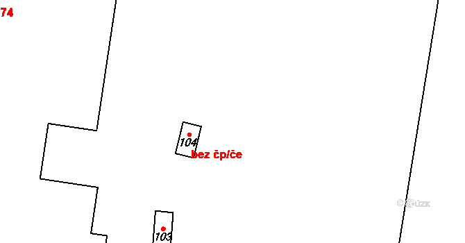 Teplice nad Metují 40123731 na parcele st. 104 v KÚ Javor u Teplic nad Metují, Katastrální mapa