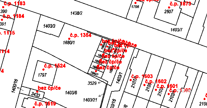 Hořice 39771733 na parcele st. 1680/4 v KÚ Hořice v Podkrkonoší, Katastrální mapa