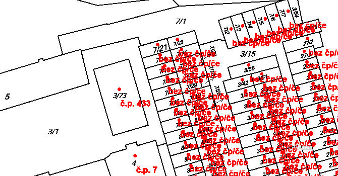Třinec 42553733 na parcele st. 7/11 v KÚ Dolní Líštná, Katastrální mapa