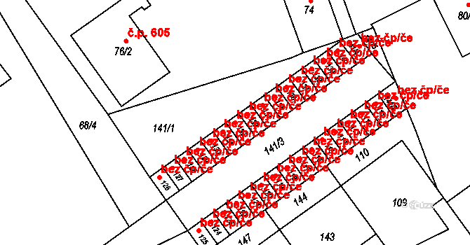 Horka nad Moravou 43635733 na parcele st. 132 v KÚ Horka nad Moravou, Katastrální mapa