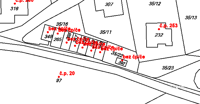 Janské Lázně 44908733 na parcele st. 260 v KÚ Janské Lázně, Katastrální mapa