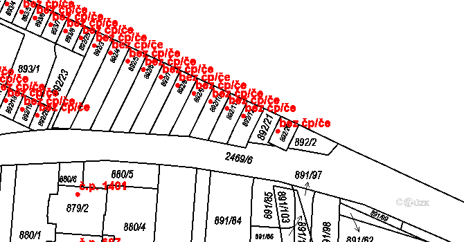 Jeseník 38535734 na parcele st. 892/11 v KÚ Jeseník, Katastrální mapa