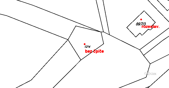 Deblín 39840735 na parcele st. 1214 v KÚ Deblín, Katastrální mapa