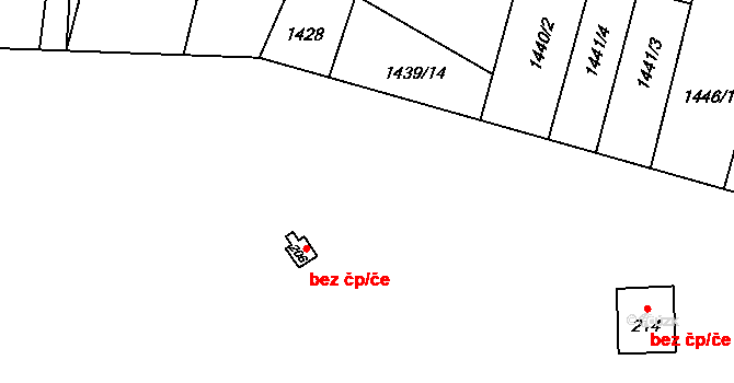 Bernartice 45353735 na parcele st. 206 v KÚ Bernartice u Dolních Kralovic, Katastrální mapa