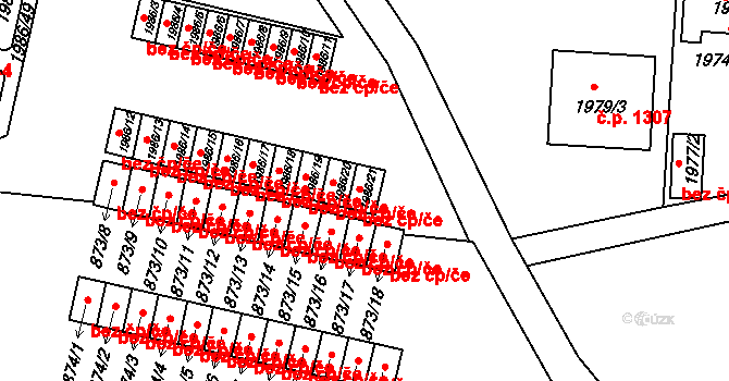 Nýřany 47326735 na parcele st. 1986/21 v KÚ Nýřany, Katastrální mapa
