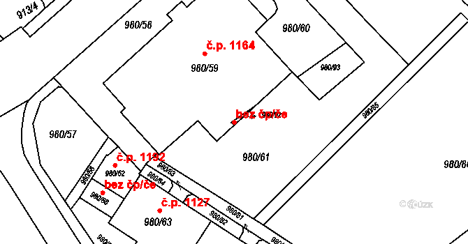 Bohumín 47882735 na parcele st. 980/92 v KÚ Nový Bohumín, Katastrální mapa