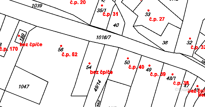 Štěpánov nad Svratkou 54, Katastrální mapa