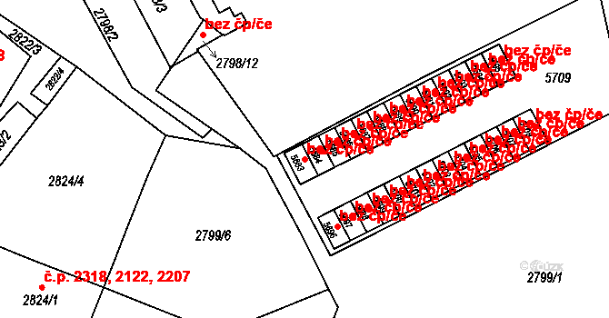 Brno 41230736 na parcele st. 5683 v KÚ Žabovřesky, Katastrální mapa