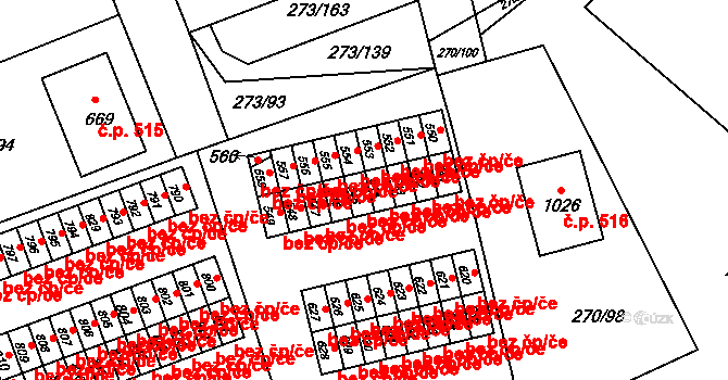 Třemošnice 43307736 na parcele st. 545 v KÚ Třemošnice nad Doubravou, Katastrální mapa