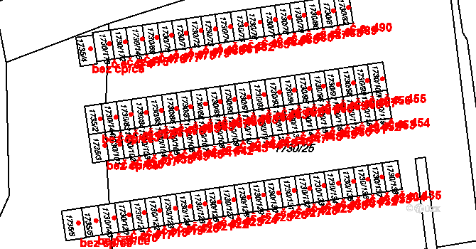 Miřetice u Klášterce nad Ohří 444, Klášterec nad Ohří na parcele st. 1730/109 v KÚ Miřetice u Klášterce nad Ohří, Katastrální mapa