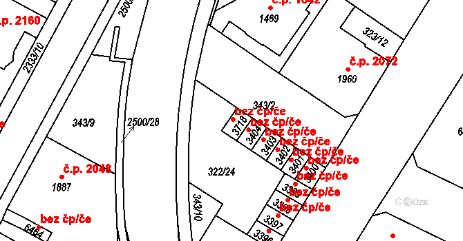 Jablonec nad Nisou 331, Katastrální mapa