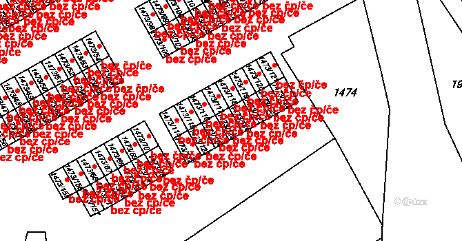 Šluknov 43524737 na parcele st. 1473/125 v KÚ Šluknov, Katastrální mapa
