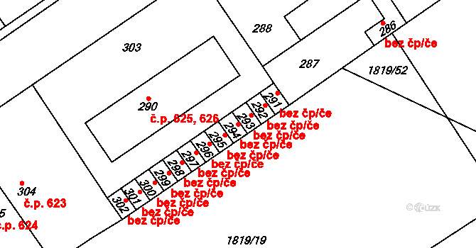 Buštěhrad 42080738 na parcele st. 294 v KÚ Buštěhrad, Katastrální mapa