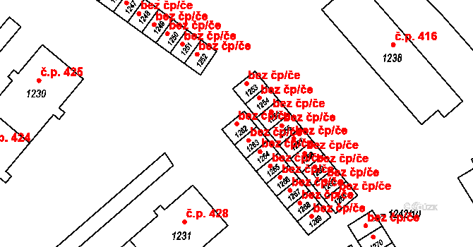 Vrbno pod Pradědem 48856738 na parcele st. 1262 v KÚ Vrbno pod Pradědem, Katastrální mapa