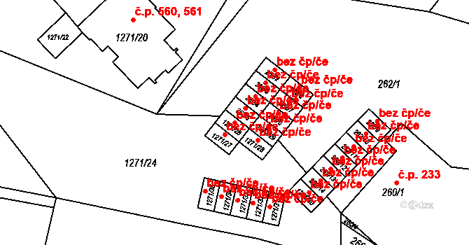Chrást 41666739 na parcele st. 1271/26 v KÚ Chrást u Plzně, Katastrální mapa
