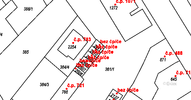 Lomnice nad Popelkou 48832740 na parcele st. 2610 v KÚ Lomnice nad Popelkou, Katastrální mapa