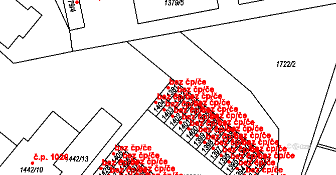 Jemnice 48965740 na parcele st. 1381 v KÚ Jemnice, Katastrální mapa