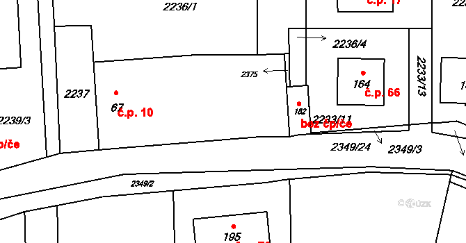 Hrušov 10, Žimutice na parcele st. 41 v KÚ Žimutice, Katastrální mapa