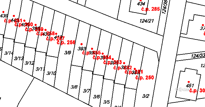Malá Skalice 253, Česká Skalice na parcele st. 391 v KÚ Malá Skalice, Katastrální mapa