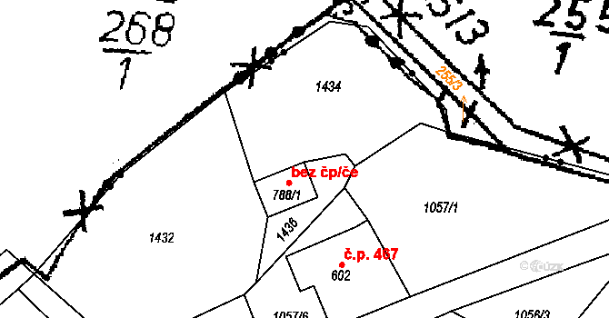 Jablonné v Podještědí 41948742 na parcele st. 788/1 v KÚ Jablonné v Podještědí, Katastrální mapa