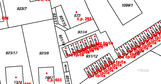 Prachatice 43580742 na parcele st. 1819/3 v KÚ Prachatice, Katastrální mapa