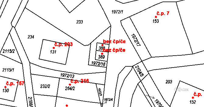 Svratouch 38057743 na parcele st. 389 v KÚ Svratouch, Katastrální mapa