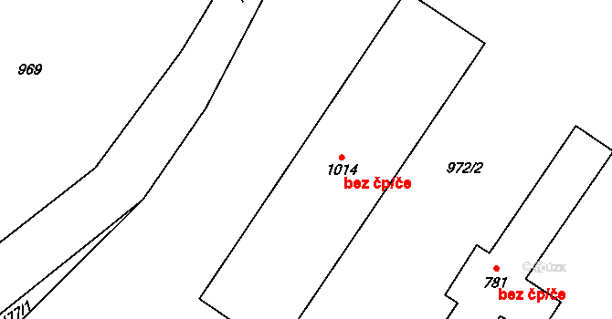 Blovice 46221743 na parcele st. 1014 v KÚ Blovice, Katastrální mapa