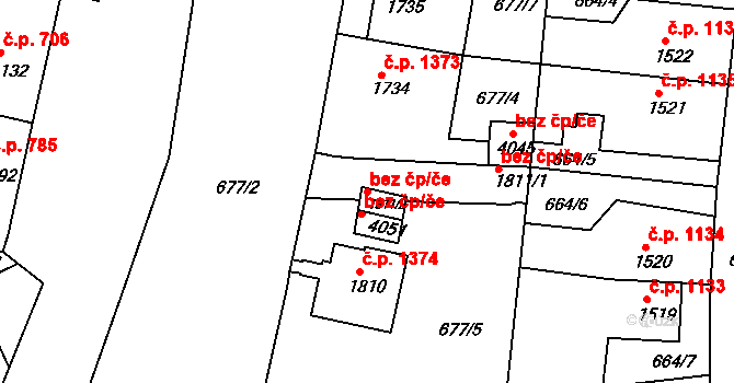 Rakovník 38610744 na parcele st. 1811/2 v KÚ Rakovník, Katastrální mapa