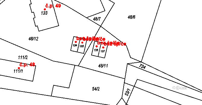 Lukavec u Hořic 39802744 na parcele st. 137 v KÚ Lukavec u Hořic, Katastrální mapa