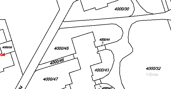 Lutyně 906,907,908,909,910, Orlová na parcele st. 4018 v KÚ Horní Lutyně, Katastrální mapa