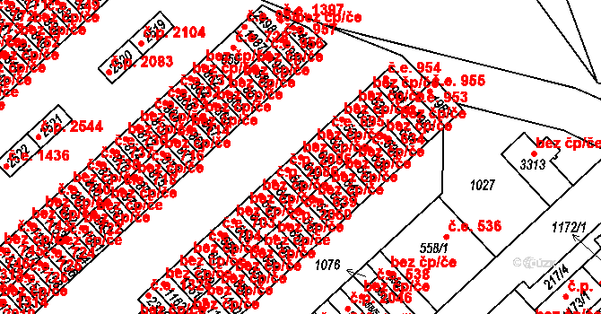 Sezimovo Ústí 42326745 na parcele st. 643 v KÚ Sezimovo Ústí, Katastrální mapa