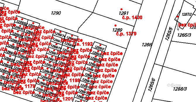 Česká Lípa 45908745 na parcele st. 1299/97 v KÚ Česká Lípa, Katastrální mapa