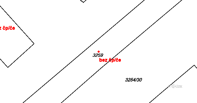 Chomutov 45074747 na parcele st. 3259 v KÚ Chomutov I, Katastrální mapa