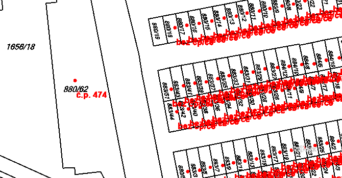 Semily 50084747 na parcele st. 883/51 v KÚ Semily, Katastrální mapa
