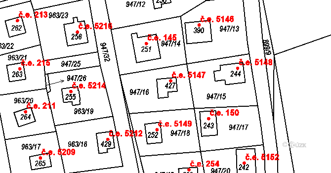 Kozojedy 147, Katastrální mapa