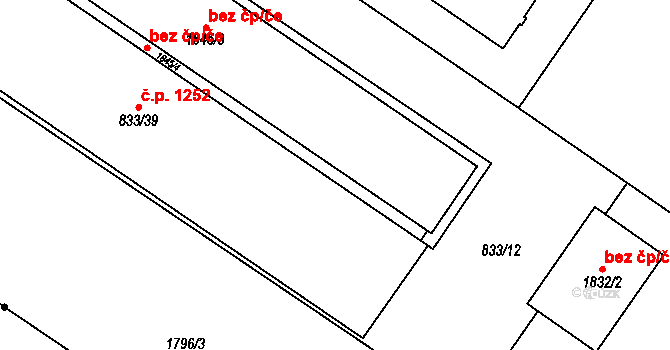 Kosmonosy 39297748 na parcele st. 1845/4 v KÚ Kosmonosy, Katastrální mapa