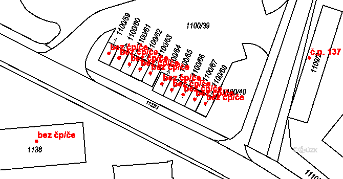 Frýdlant nad Ostravicí 46460748 na parcele st. 1100/65 v KÚ Frýdlant nad Ostravicí, Katastrální mapa